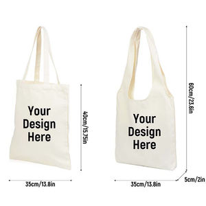 Sac shopping en tissu avec logo personnalisable, sac shopping en toile de coton bio - Product Image 4