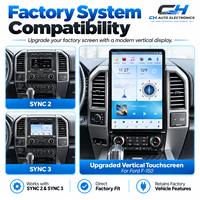 Autoradio de style Tesla, Carplay 128G pour Ford F-150 2015-2021, 16,8 pouces, Android