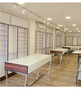 Diseño Interior de Tienda de Moda Premium, Muebles Modernos, Elegantes Unidades de Exhibición de Ropa, Estantes de Pared para Tienda de Ropa - Product Image 1