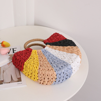Sac en raphia de Madagascar tissé artisanal en édition limitée, taille complète, option de logo personnalisé