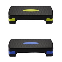 Plataforma de Ejercicio Ajustable Antideslizante de 68 cm, Material Duradero de PP+TPE, para Cardio, Yoga, Gimnasio, Entrenamiento, Fitness, Aeróbic