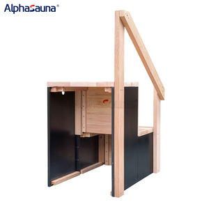 Geleneksel tak ve çalıştır varil sıcak küvet ev ahşap ateş sıcak küvet - Product Image 6