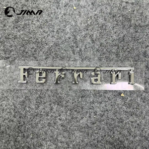 Emblema Trasero Cromado Plateado (15cm) para Ferrari Monza 488 LaFerrari F12 458 Scuderia 430 Número de Pieza OEM 61025000 - Product Image 3