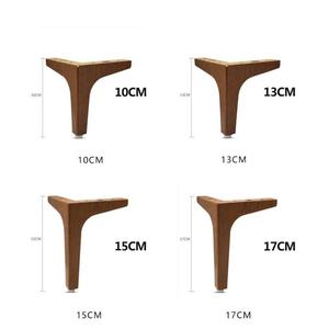 Gambe <span class=keywords><strong>per</strong></span> Mobili con Base in Metallo e Finitura Effetto Legno, 5.9 Pollici, <span class=keywords><strong>Piedi</strong></span> Triangolari <span class=keywords><strong>per</strong></span> Divano, Ricambio Fai-da-Te - Product Image 3