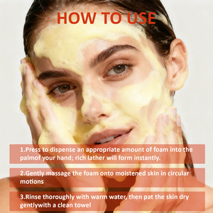 Mousse nettoyante au curcuma et à l'acide kojique 120ml Nettoyant visage en profondeur - Product Image 3