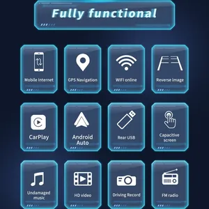 Đài phát thanh xe cho Opel Astra H <span class=keywords><strong>J</strong></span> vectra Vauxhall antara zafira Corsa C D vivaro Meriva veda đa phương tiện Android Auto 2DIN Carplay IPS - Product Image 4