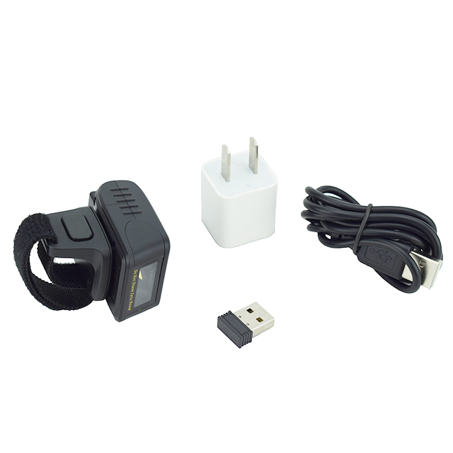 Warehouse/Logistic Industrial Rugged BT 4.0 Ring 1D/2D Wearable Barcode Scanner