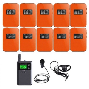 Sistema de Guía Turística Inalámbrico 2.4G, 1 Transmisor, 10 Receptores, Auriculares con Gancho para la Oreja, Guía de Audio para Turismo, Traducción y Conferencias - Product Image 4