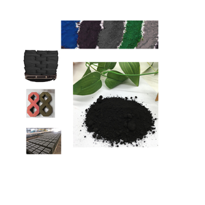 Cina fabbrica di produzione di ossido di ferro polvere nera 722/357 di pigmento per rivestimento in cemento bloccato piastrelle di vernice mattonelle - Product Image 1