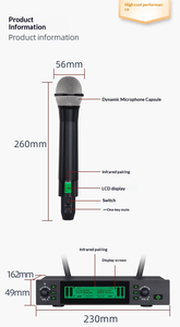 Microphone <span class=keywords><strong>sans</strong></span> <span class=keywords><strong>fil</strong></span> portable rechargeable BHA LB-120CDX, modèle exclusif tout métal, performance professionnelle, prix de gros usine (12 ans d'expérience), OEM, CE, FCC - Product Image 5