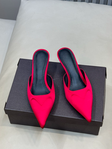 Tacones Finos Alaias de <span class=keywords><strong>Francia</strong></span> con Grabado de Corazón, Mules de Tacón de Aguja con Punta Cerrada, Zapatos de Tacón Alto de Lujo Ligero para Mujer - Product Image 1