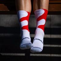 Anti-blister professionnel personnalisé course à pied chaussettes de sport populaire marque Marathon chaussettes hommes Compression équipage cyclisme chaussettes femmes