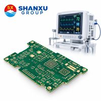 Carte PCB de caméra IP à 6 couches, carte de circuit imprimé multicouche ENIG, conforme ROHS, FR-4, pour caméra de surveillance