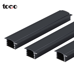 Toco noir blanc <span class=keywords><strong>rectangulaire</strong></span> de haute qualité monté en surface sans garniture en forme de <span class=keywords><strong>U</strong></span> encastré Led en alliage d'<span class=keywords><strong>aluminium</strong></span> anodisé série 6000 - Product Image 4