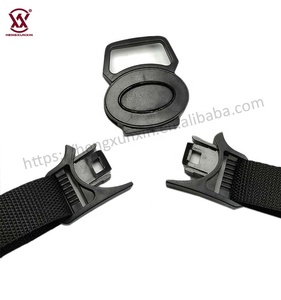 Tres 3 vías Multi punto lateral hebilla de liberación rápida Clip Correa cordón cinturón bolsa bebé hebilla de seguridad - Product Image 6