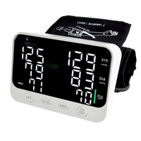 Tensiomètre médical électronique à voix parlante HUAAN HD LED, sphygmomanomètre numérique pour le bras supérieur, moniteur de tension artérielle
