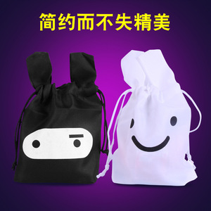 Ninja Rabbit Cute Drawstring Storage <b>Bag</b> Reusable Adult Toy Organizer - Product Image 3