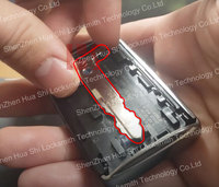 Remtekey Nouveau Type de télécommande de rechange petite clé d'insertion pour Mazda Smart Emergency Keyblade Key Blade