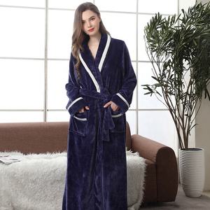 Termico quattro stagioni di cotone cialda di corallo del panno morbido accappatoio per le ragazze - Product Image 2