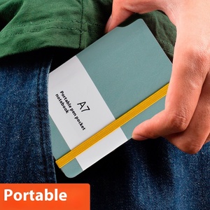 Libreta Personalizable A7 con Correa, Mini Libreta <span class=keywords><strong>de</strong></span> Bolsillo <span class=keywords><strong>de</strong></span> Cuero con Tapa Dura, Ecológica, con Ranura para Bolígrafo, A6, Promoción <span class=keywords><strong>de</strong></span> <span class=keywords><strong>Vocabulario</strong></span> <span class=keywords><strong>en</strong></span> Inglés - Product Image 3