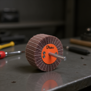 Disque à lamelles Ttake 50x30x6 mm en tissu mélangé TNT, tige de 6 mm, pour polissage - Product Image 3