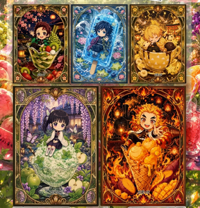 Cartes à collectionner d'anime japonais Nezuko Zenitsu Tanjiro, cartes à échanger de <span class=keywords><strong>manga</strong></span> japonais, coffret cadeau surprise pour les fans américains - Product Image 5