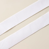 Bande élastique en nylon jacquard double face en velours écologique noir et blanc de 2 cm, sangle de soutien-gorge, couleurs personnalisées pour sacs