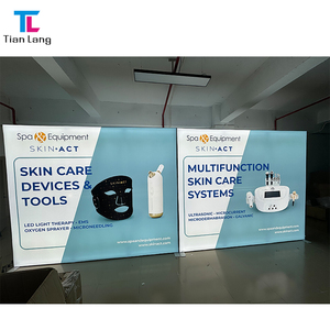 Equipo de exhibición portátil de alta calidad y montaje rápido para ferias comerciales, stand con caja de luz SEG. - Product Image 2