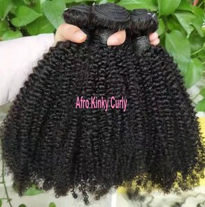 Gran oferta 100% tejido de pelo brasileño crudo estilo rizo italiano Jerry para Pixie <span class=keywords><strong>Afro</strong></span> <span class=keywords><strong>Kinky</strong></span> Paquete de pelo rizado - Product Image 4
