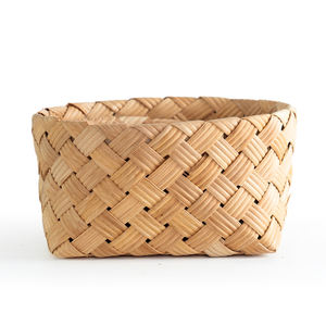 Özelleştirilmiş Hafif Kullanışlı Söğüt Gıda Piknik Sepeti Ev Tipi Söğüt Ekmek Sepeti - Product Image 3