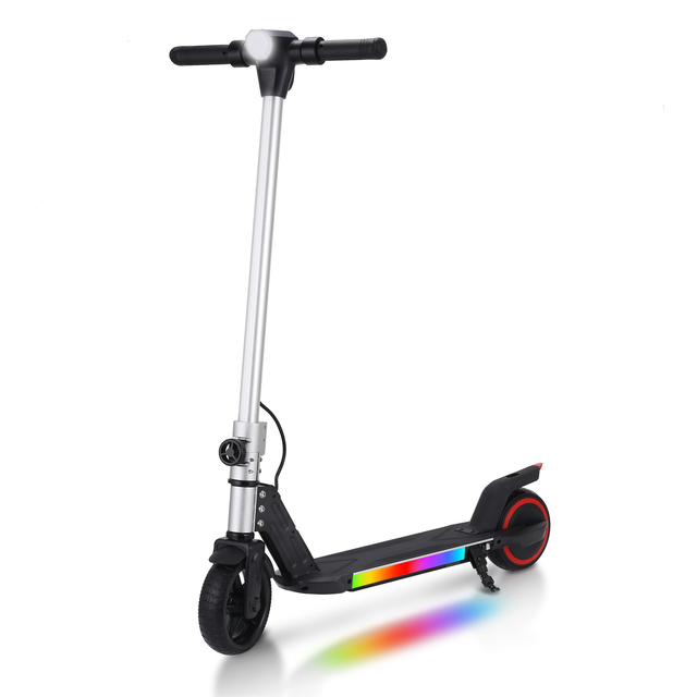 Electric Scooter for Kids Age 6-12 Two-Wheel Foldable Lithium Battery Brushless Motor Adjustable Speed Waterproof