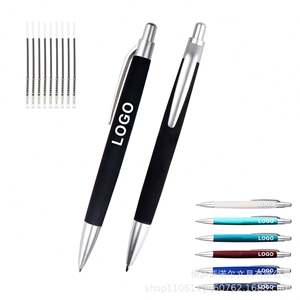 Stylo à clic classique personnalisé avec logo-Stylos multicolores personnalisés pour cadeaux promotionnels, articles personnalisables - Product Image 3