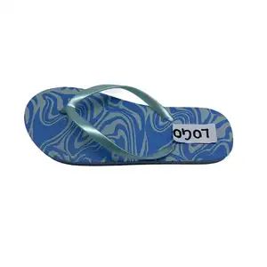 Chinelo de flip-flop personalizado com design próprio chinelos femininos de férias chinelos casuais de casamento