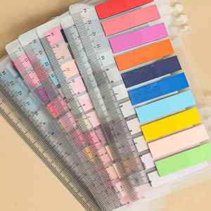 Self-Adhesive Page Markers Sticky Index Tabs and Writable Flag Note Tabs Itself <b>Bookmark</b> for Notebooks and Papers - Product Image 3