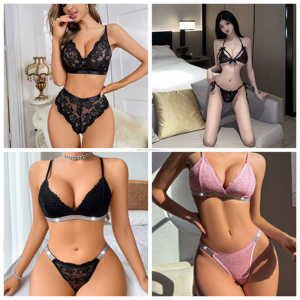 <span class=keywords><strong>Sexy</strong></span> Dessous Damenunterwäsche Heiße 18+ Bikini <span class=keywords><strong>Sexy</strong></span> Tanga und Transparente Spitzen-Netzunterwäsche Großhandel - Product Image 6