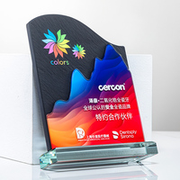 Trophées et médailles personnalisés en forme de montagne, plaque de récompense en ardoise imprimée en 3D UV, cadeau d'entreprise personnalisé pour événements sportifs