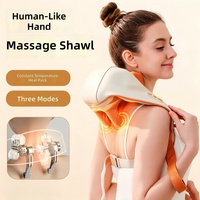Masseur de nuque et d'épaules entièrement automatique avec pétrissage, thérapie infrarouge, compresse chaude, appareil de massage cervical et du trapèze