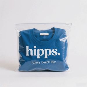 Sacs en polyéthylène à fermeture éclair EVA personnalisés pour vêtements, chaussettes et chaussures avec matériau recyclable et logo personnalisé - Product Image 5