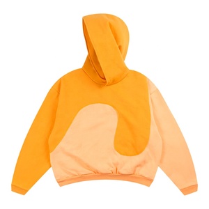 Felpe con cappuccio da uomo in felpa di cotone personalizzato Justin Bieber Tai Chi Color Block per uomo - Product Image 3