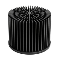 Lampes de mine LED haute puissance sur rail, dissipateur thermique électronique à refroidissement par air en forme de tournesol, dissipateur thermique à ailettes en profilé aluminium anodisé pour éclairage de scène PAR