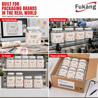 Bocaux carrés en RPET transparent personnalisés pour emballage de détail, avec couvercle et étiquette couleur personnalisés, conformes aux normes alimentaires, service d'approvisionnement direct usine, lot de bocaux PET avec couvercles