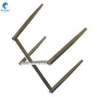 Base de remplacement en métal noir mat de 420mm pour chaise