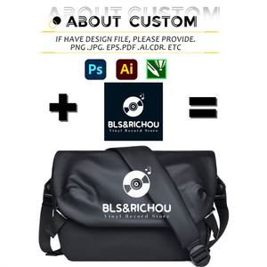 Borsa a Tracolla Personalizzata da Uomo con Logo, Impermeabile, Casual, per Ciclismo - Product Image 2