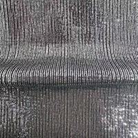 Tissu tricoté côtelé effet feuille d'or craquelée 220GSM P/SP 95/5 Textile tricoté extensible métallisé estampé à chaud 145CM
