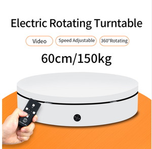 Tocadiscos de fotografía giratorio de 360 ° de alta resistencia 22cm/30cm/42cm/60cm soporte de exhibición ajustable de velocidad OEM personalizable - Product Image 5