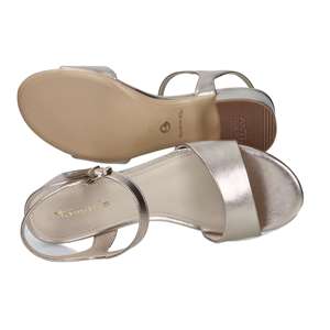 Tamaris Women's Heeled Sandal 38 Bronze 5 Cm Block Heel - Product Image 6