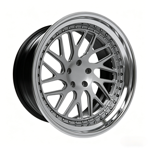 Ultra Lightweight 3Pcs Step Lip Drag Racing High Load Unsprung Mass Red Big Clearance Forged Alu <b>Wheels</b> for - Product Image 2