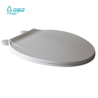 Poids léger facile de conception de couleur blanche de siège des toilettes de pp avec le petit prix pour l'usage public