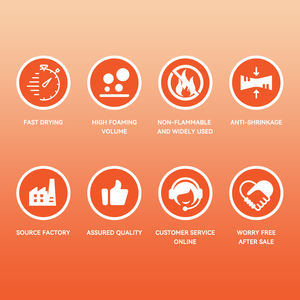 Scellant en <span class=keywords><strong>mousse</strong></span> PU pour fenêtres et portes à faible expansion Qingdao Ligne de production adhésive en <span class=keywords><strong>mousse</strong></span> PU à faible expansion Remplisseur d'écart Remplissage de grands écarts - Product Image 5