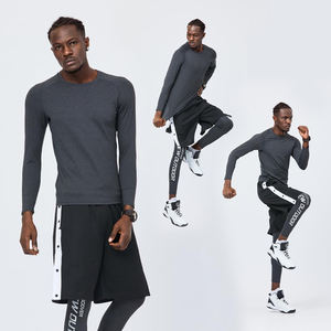 Lightweight Odor-Resistant Mens Long Sleeve Shirt For Gym Training With Mesh Vent Panels - Product Image 2